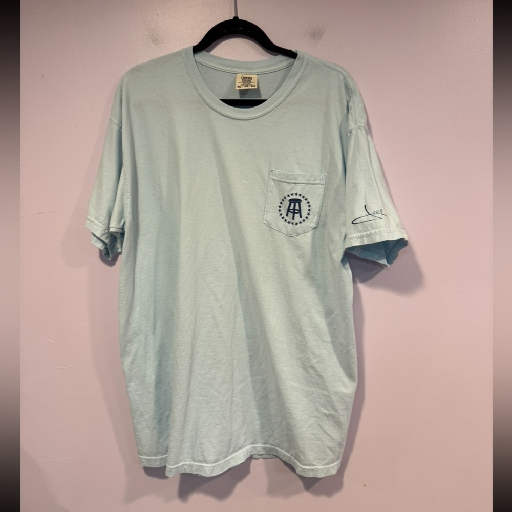 Blue barstool‎ drink all day shirt